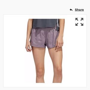 Adidas lavender athletic shorts